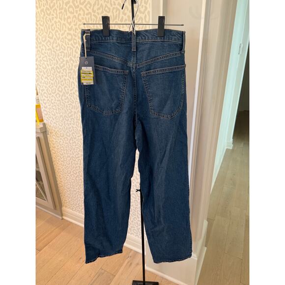 Universal Thread Women's Blue Medium Wash High Rise Straight Jeans Size 6 - Picture 3 of 6